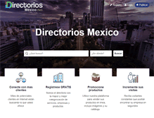 Tablet Screenshot of directoriosmexico.net